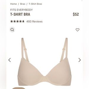 Skims t-shirt bra